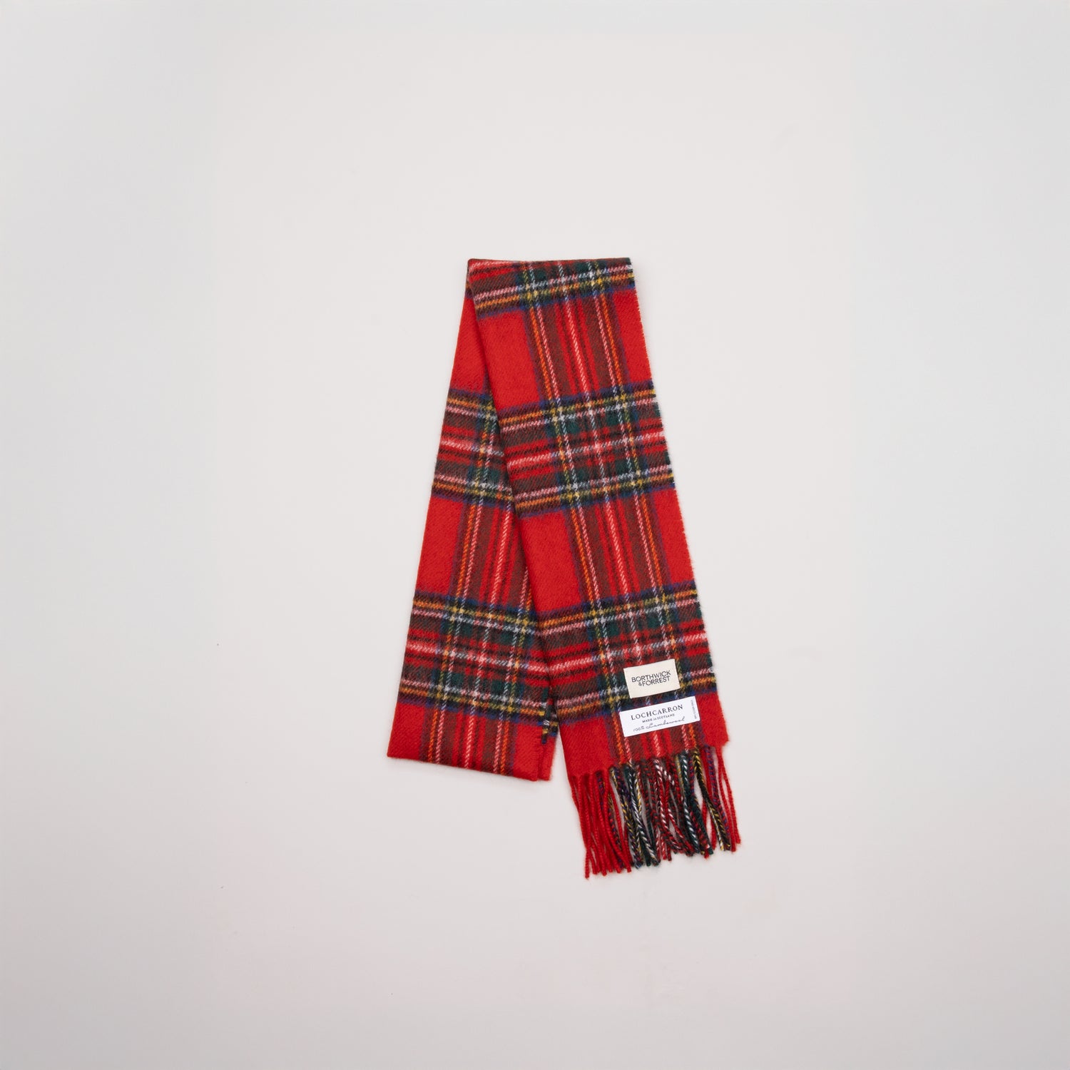 Fintry scarf - Royal Stewart tartan